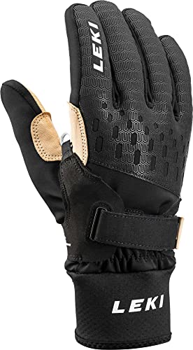 LEKI Nordic Thermo Shark Premium - Langlauf Handschuhe (11), black/sand, 651902301 von LEKI