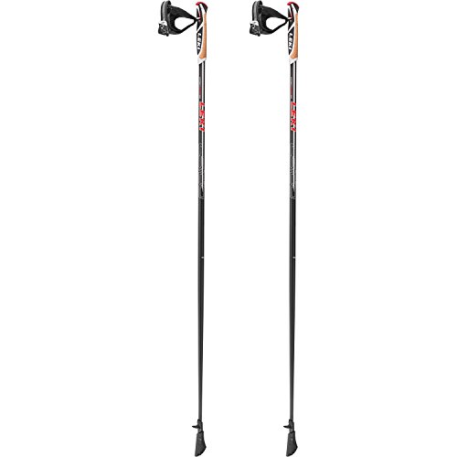 LEKI Nordic-Walking Stöcke Walker Platinium, Black, 130 cm LEKI Nordic-Walking Stöcke Walker Platinium, Black, 130 cm von LEKI