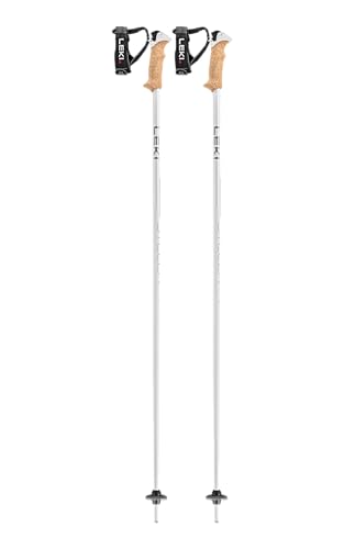 LEKI Damen Stella S Skistöcke, White-Silver-whitegold, 110CM LEKI Damen Stella S Skistöcke, White-Silver-whitegold, 110CM von LEKI