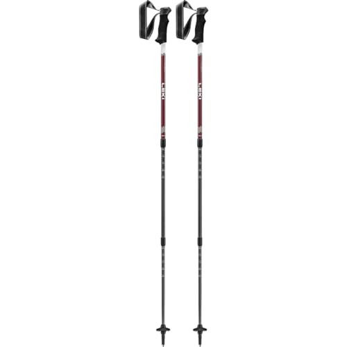 LEKI Trail Lite Stöcke, tamarillo-white, 100-135cm LEKI Trail Lite Stöcke, tamarillo-white, 100-135cm von LEKI