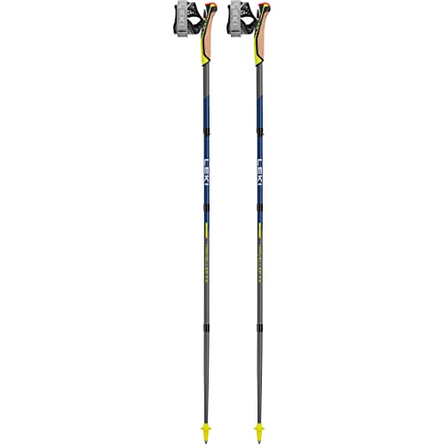 Leki Traveller FX.One Carbon Stöcke, Silvergray-midnightblue, 130CM von LEKI