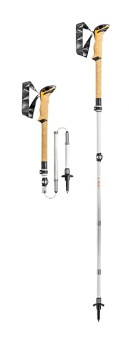 LEKI Cressida FX Carbon AS Stöcke, White-Mango-Silver, 100-120cm LEKI Cressida FX Carbon AS Stöcke, White-Mango-Silver, 100-120cm von LEKI