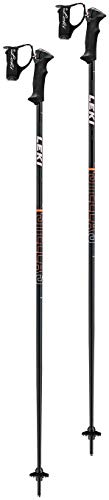 LEKI Stella S Schwarz - Robuster Leichter Damen Aluminium Skistock, Größe 110 cm - Farbe Black - Coral - White von LEKI