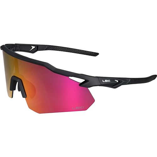 LEKI Unisex Falcon Skibrille, black-rainbow, ONESIZE LEKI Unisex Falcon Skibrille, black-rainbow, ONESIZE von LEKI