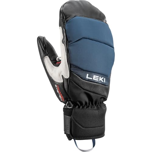 LEKI Unisex Griffin Base 3D Handschuhe, Black-Marine, 9 von LEKI