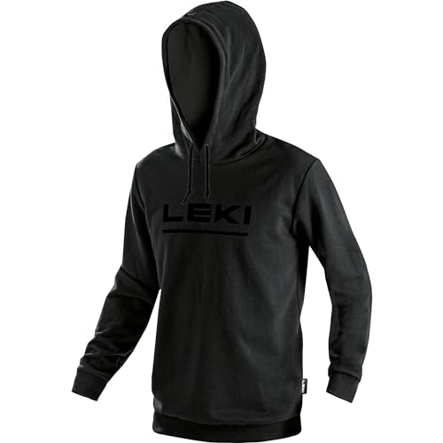 LEKI Unisex Logo Hoodie, Black-Black, XXL LEKI Unisex Logo Hoodie, Black-Black, XXL von LEKI
