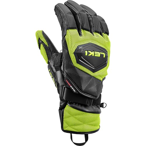 LEKI Unisex WCR Venom GS 3D Handschuhe, Black-Ice Lemon, 9.5 LEKI Unisex WCR Venom GS 3D Handschuhe, Black-Ice Lemon, 9.5 von LEKI