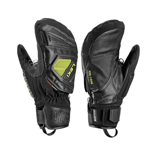LEKI WCR C-tech 3D Mitten Black-Ice Lemon 8.0 LEKI WCR C-tech 3D Mitten Black-Ice Lemon 8.0 von LEKI