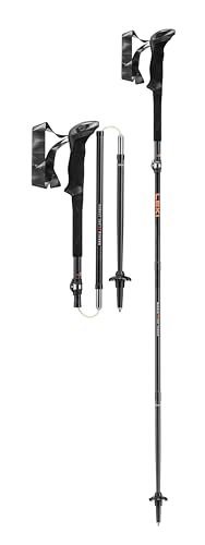 LEKI Makalu FX.One Carbon Wanderstöcke, Black-naturalcarbon-orange, 125CM LEKI Makalu FX.One Carbon Wanderstöcke, Black-naturalcarbon-orange, 125CM von LEKI
