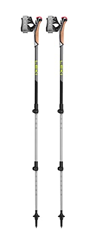 LEKI Traveller Alu Stöcke, Black-Silvergray-Neonyellow, 90-130cm LEKI Traveller Alu Stöcke, Black-Silvergray-Neonyellow, 90-130cm von LEKI