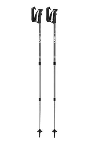 LEKI Unisex-Adult TR Voyager Poles, Silvergray-White, 110-145cm von LEKI