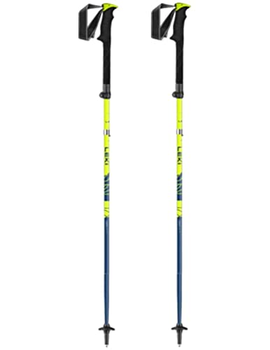 Leki legacy fx ta 65222452 Farbe gelb faltbare Aluminium-Stöcke ideal für Wandern leicht und sehr langlebig UNI von LEKI