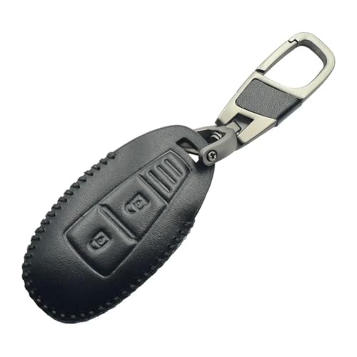 LEOCHEN Leder Auto Schlüssel Fall Für Suzuki Kizashi Swift SX4 S-Cross 2 Tasten Smart Remote Fob Abdeckung Schlüsselbund Tasche von LEOCHEN