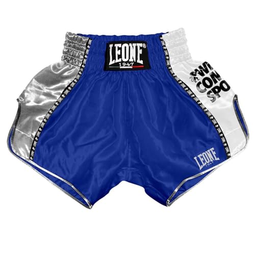 LEONE 1947, Trainingsshorts Kick-Thai, Unisex-Erwachsene, Blau, L, AB760 von LEONE 1947