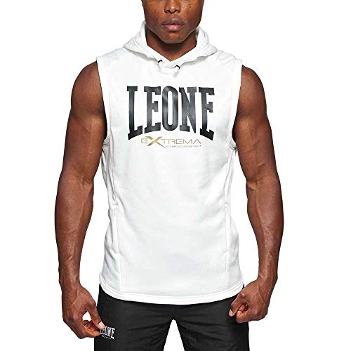 LEONE 1947, Ärmellos mit Logo-Kapuze, Unisex-Erwachsene, Weib, L, ABX110 LEONE 1947, Ärmellos mit Logo-Kapuze, Unisex-Erwachsene, Weib, L, ABX110 von LEONE 1947