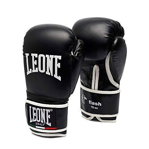 LEONE 1947, Junior Flash Boxhandschuhe, Unisex-Kind, Schwarz, 4 OZ, GN083J LEONE 1947, Junior Flash Boxhandschuhe, Unisex-Kind, Schwarz, 4 OZ, GN083J von LEONE 1947