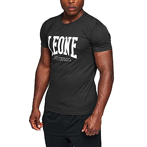 LEONE 1947, Logo-T-Shirt, Mann, Schwarz, S, ABX106 LEONE 1947, Logo-T-Shirt, Mann, Schwarz, S, ABX106 von LEONE 1947