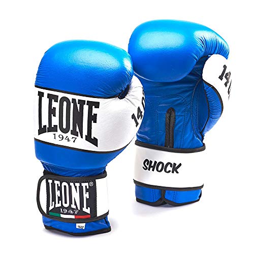 LEONE 1947, Shock-Boxhandschuhe, Unisex-Erwachsene, Blau, 8 OZ, GN047 von LEONE 1947