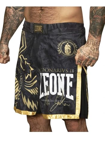 LEONE 1947, Legionarivs II MMA-Shorts, Unisex-Erwachsene, Schwarz, XL, AB790 von LEONE 1947