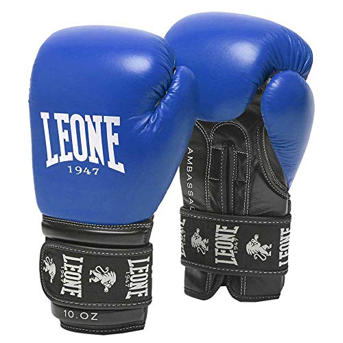 LEONE 1947 Ambassador Boxhandschuhe, blau, 10 ozM von LEONE 1947