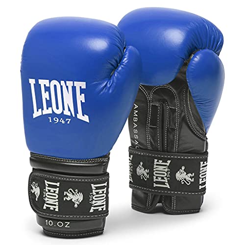 LEONE 1947 Ambassador Boxhandschuhe Unisex Erwachsene, Blau, 16 oz von LEONE 1947