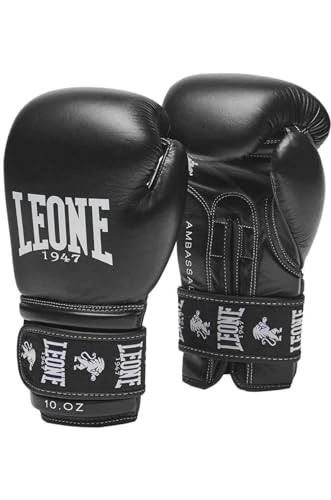 LEONE 1947 Ambassador Boxhandschuhe Unisex Erwachsene, Schwarz, 14 oz LEONE 1947 Ambassador Boxhandschuhe Unisex Erwachsene, Schwarz, 14 oz von LEONE 1947