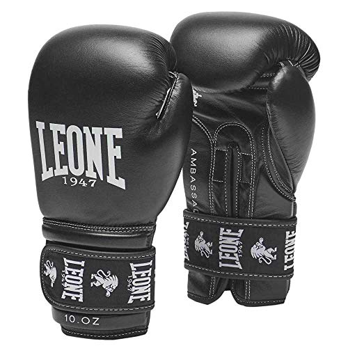 LEONE 1947 Ambassador Boxhandschuhe Unisex Erwachsene, Schwarz, 16 oz LEONE 1947 Ambassador Boxhandschuhe Unisex Erwachsene, Schwarz, 16 oz von LEONE 1947