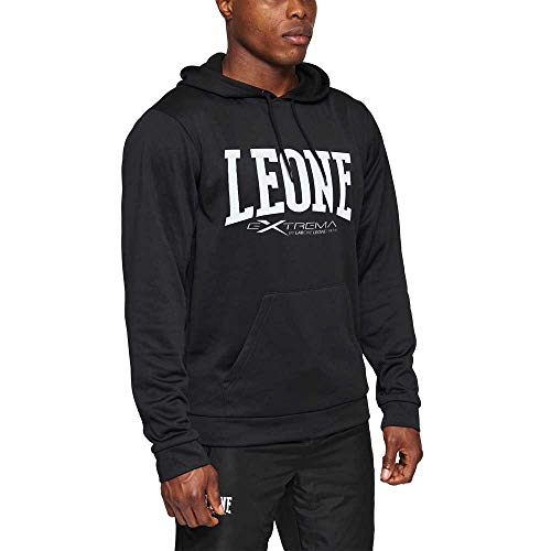 LEONE 1947, Logo-Hoodie, Unisex-Erwachsene, Schwarz, XL, ABX111 LEONE 1947, Logo-Hoodie, Unisex-Erwachsene, Schwarz, XL, ABX111 von LEONE 1947