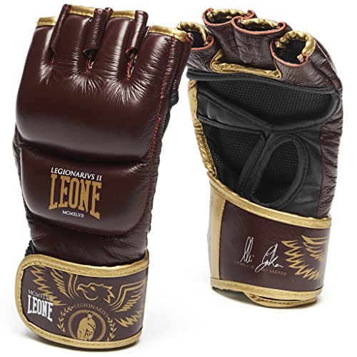 LEONE 1947, MMA-Handschuhe Legionarivs Ii MMA-Handschuhe, Unisex-Erwachsene, Bordeaux, L, GP102 von LEONE 1947