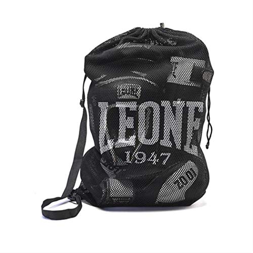 LEONE 1947, Netztasche Sporttasche, Schwarz, Taglia Unica, AC900 von LEONE 1947