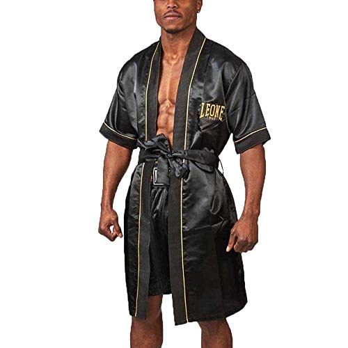 LEONE 1947, Premium-Ringrobe, Unisex-Erwachsene, Schwarz, L/XL, AB260 LEONE 1947, Premium-Ringrobe, Unisex-Erwachsene, Schwarz, L/XL, AB260 von LEONE 1947