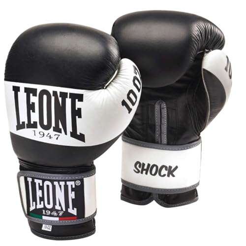 LEONE 1947, Shock-Boxhandschuhe, Unisex-Erwachsene, Schwarz, 10 OZ, GN047 LEONE 1947, Shock-Boxhandschuhe, Unisex-Erwachsene, Schwarz, 10 OZ, GN047 von LEONE 1947
