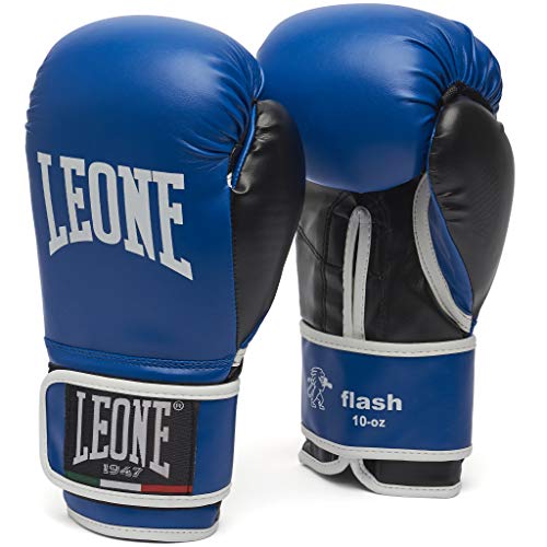 LEONE 1947, Flash-Boxhandschuhe, Unisex-Erwachsene, Blau, 10 OZ, GN083 LEONE 1947, Flash-Boxhandschuhe, Unisex-Erwachsene, Blau, 10 OZ, GN083 von LEONE 1947
