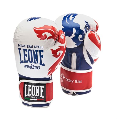 0 Leone 1947 Muay Thai Boxhandschuhe, Weiß, 10 Uz 0 Leone 1947 Muay Thai Boxhandschuhe, Weiß, 10 Uz von LEONE 1947