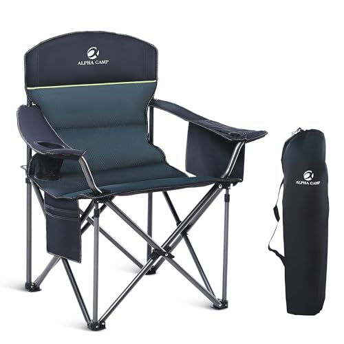 LET'S CAMP Campingstuhl Klappstuhl Faltbar Übergroßer Angelstuhl mit Getränkehaltern Kühltasche Faltstuhl Outdoorstuhl bis 200kg LET'S CAMP Campingstuhl Klappstuhl Faltbar Übergroßer Angelstuhl mit Getränkehaltern Kühltasche Faltstuhl Outdoorstuhl bis 200kg von LET'S CAMP
