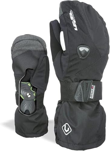 Level Fly - Snowboard Handschuhe, Thermohandschuhe Winter Herren mit Verstellbarem Riemen und Stulpe, Ski- und Winterhandschuhe Herren Wasserdicht, Atmungsaktiv für Snowboard und Skifahren - 1 Paar Level Fly - Snowboard Handschuhe, Thermohandschuhe Winter Herren mit Verstellbarem Riemen und Stulpe, Ski- und Winterhandschuhe Herren Wasserdicht, Atmungsaktiv für Snowboard und Skifahren - 1 Paar von Level