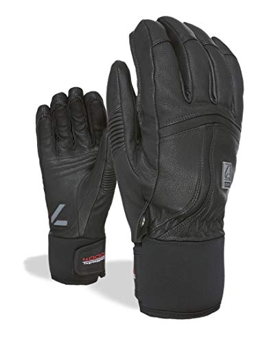 Level Off Piste Leather Handschuhe Black ML von Level