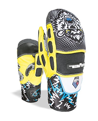 Level Kinder Handschuhe Pro Mitt, Black/Yellow, 5 von Level