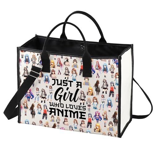 LEVLO Anime-Fans, Make-up-Tasche für Anime-Liebhaber, Geschenk, Anime-Kosmetiktasche für Damen, Cartoon-Anime-Make-up-Tasche, Loves Anime LT, Kosmetiktasche von LEVLO