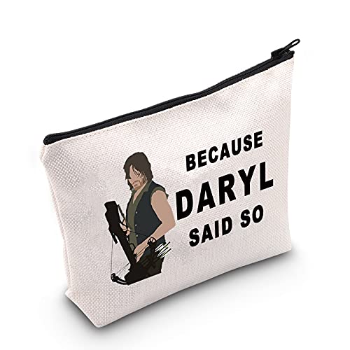 LEVLO Daryl Walking Kosmetiktasche mit Reißverschluss, für Damen und Mädchen, Denn Daryl, von LEVLO
