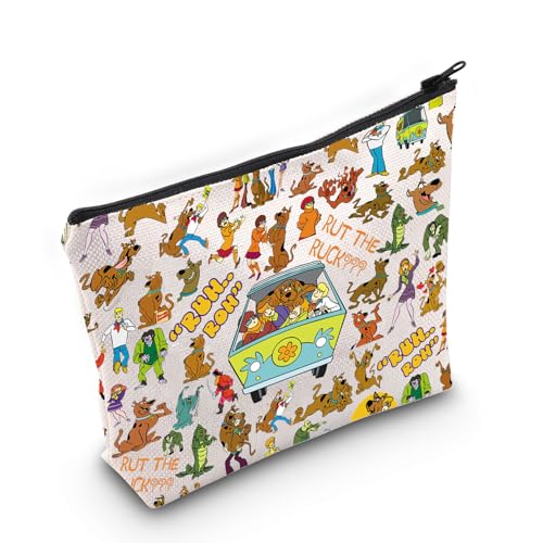 LEVLO Make-up-Tasche mit Cartoon-Hundemotiv, Geschenk, Cartoon-Hunde-Make-up, Reißverschluss, Fanartikel, Ruh Roh Tasche, Tragetasche LEVLO Make-up-Tasche mit Cartoon-Hundemotiv, Geschenk, Cartoon-Hunde-Make-up, Reißverschluss, Fanartikel, Ruh Roh Tasche, Tragetasche von LEVLO