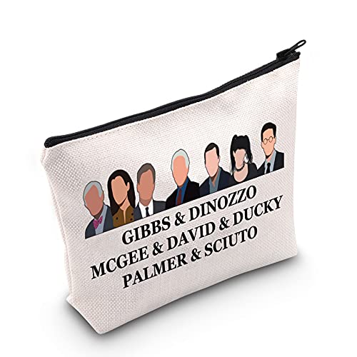 LEVLO Kosmetiktasche für Fans von Marine-Kriminalität, TV-Show, Liebhaber, Geschenk, Schauspieler, Name, Make-up, Reißverschluss-Tasche für Damen und Mädchen, GIBBS DINOZZO MCGEE LEVLO Kosmetiktasche für Fans von Marine-Kriminalität, TV-Show, Liebhaber, Geschenk, Schauspieler, Name, Make-up, Reißverschluss-Tasche für Damen und Mädchen, GIBBS DINOZZO MCGEE von LEVLO