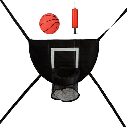 Indoor Small Basketballs Hoop Set for Kids Game Board Home Door and Wall with Ball & Air Pump Basketball Toy Gifts von LEYILE