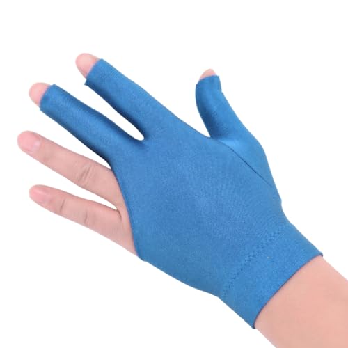 LEYILE Elastische 3-Finger-Handschuhe für Damen und Herren, für Billardqueue, Sport, rechts oder links von LEYILE