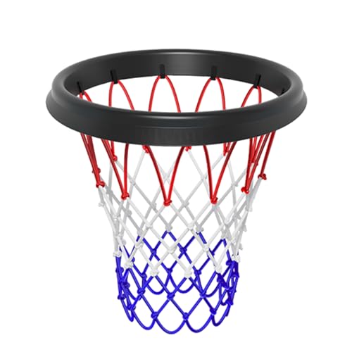 Outdoor-Basketballnetz, strapazierfähig, tragbar, PU-Basketballnetz, Rahmen, Basketballnetz, Ersatz von LEYILE