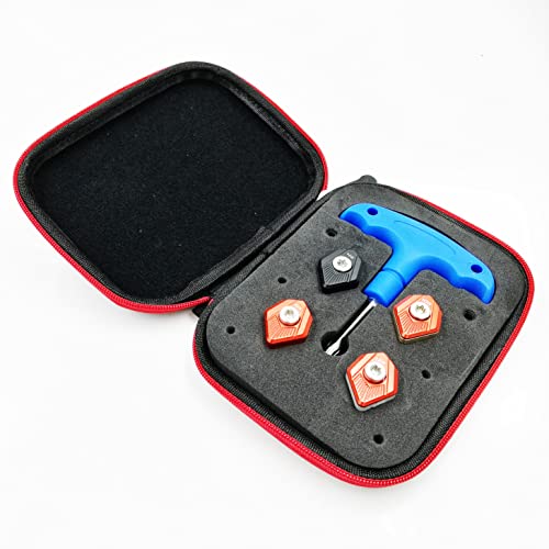 Lezhisnug 1 x Aftermarket-Golfgewicht-Werkzeug-Set, kompatibel mit Cobra SZ Speedzone Driver Red 4 g, 6 g, 10 g, 12 g und 1 Schraubenschlüssel und 1 x Gehäuse Lezhisnug 1 x Aftermarket-Golfgewicht-Werkzeug-Set, kompatibel mit Cobra SZ Speedzone Driver Red 4 g, 6 g, 10 g, 12 g und 1 Schraubenschlüssel und 1 x Gehäuse von LEZHISNUG