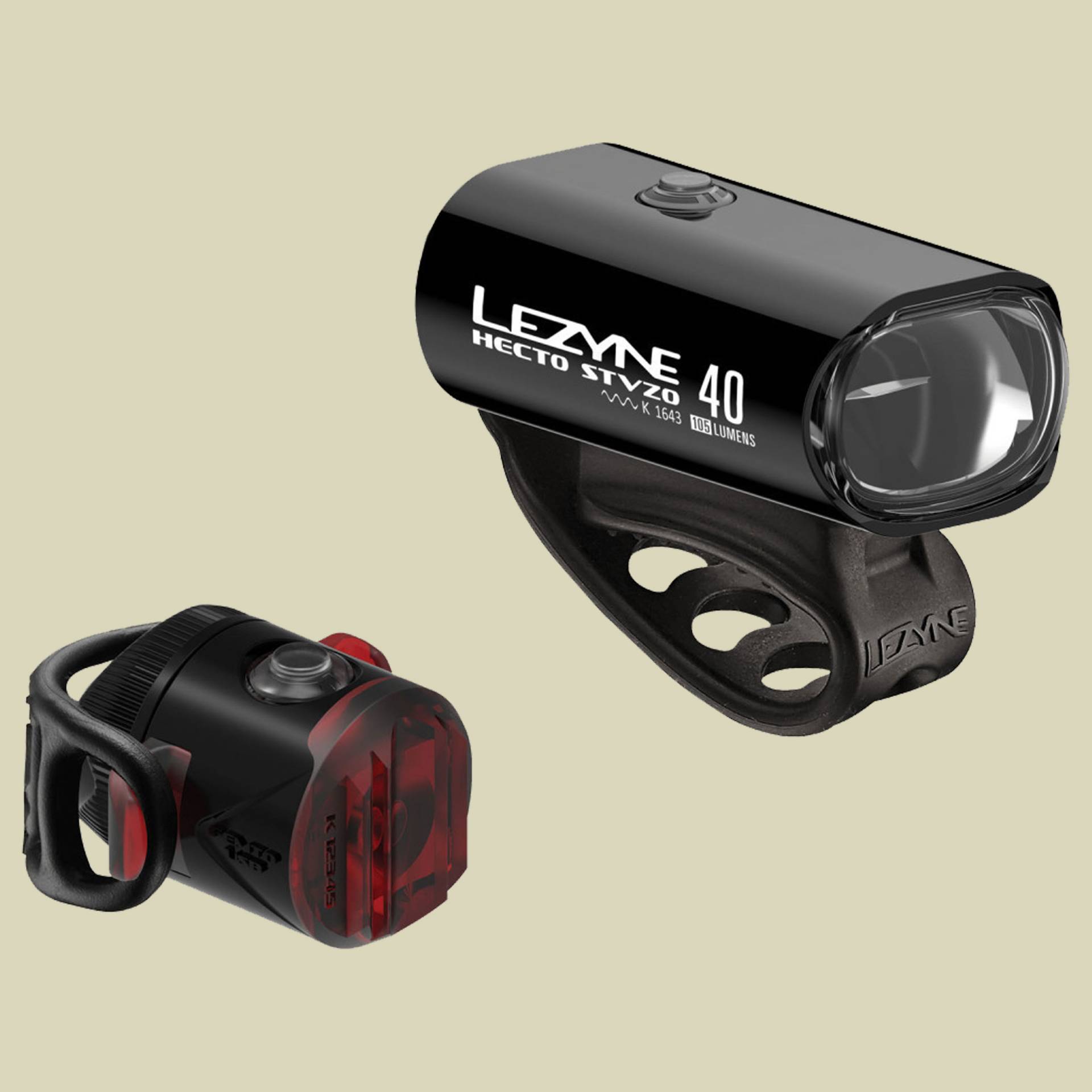 Beleuchtungsset Hecto Drive 40 + Femto STVZO Beleuchtungsset Hecto Drive 40 + Femto STVZO von LEZYNE