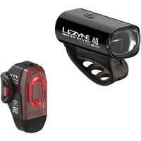 LEZYNE Beleuchtungsset Hecto Drive 40 + KTV StVZO, Fahrradlicht, von LEZYNE