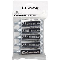 LEZYNE Ersatz CO2 Patrone 25 g 5 Stück, Luftpumpe, Fahrradzubehör|Replacement LEZYNE Ersatz CO2 Patrone 25 g 5 Stück, Luftpumpe, Fahrradzubehör|Replacement von LEZYNE