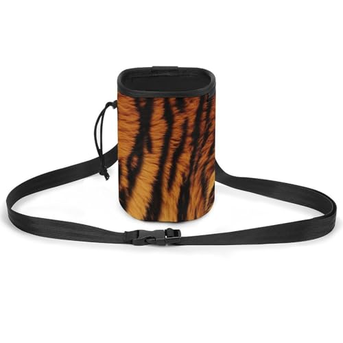 Hundeleckerli-Tasche mit Tiger-Streifenmuster, Leckerli-Trainingstasche, Hundetrainingstasche, Tiger Streifenmuster, Einheitsgröße, Hundetrainingstasche von LFDSYEOQ